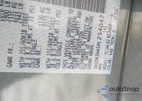 2023 Nissan Pathfinder S Fwd z USA, uszkodzony, nr VIN 5N1DR3AA5PC254047